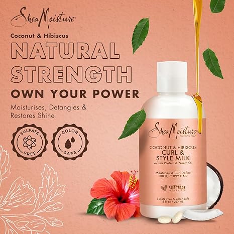 SheaMoisture Coconut & Hibiscus Curl & Style Milk 8oz