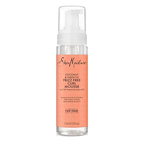 SheaMoisture Coconut & Hibiscus Frizz-Free Curl Mousse 7.5oz
