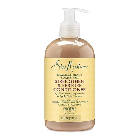 SheaMoisture Conditioner 100% Pure Jamaican Black Castor Conditioner 13oz