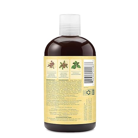 SheaMoisture Strengthen and Restore Shampoo 100% Pure Jamaican Black Castor Oil 13oz