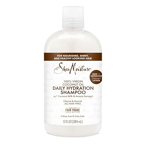 SheaMoisture 100% Virgin Coconut Oil Daily Hydration Shampoo 13oz